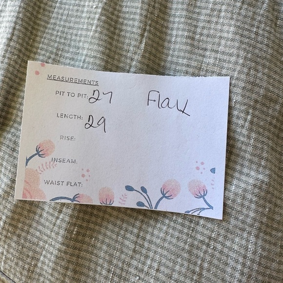 FLAX M 100% LINEN grey gingham pearl button lagenlook boho oversized jacket - Picture 9 of 10